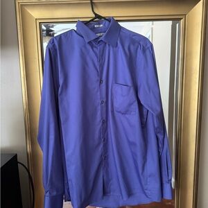 Van Heusen Men's Vibrant Blue Dress Shirt